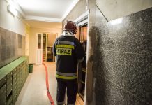 Ktoś podpalił styropian