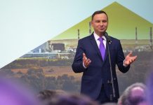 Andrzej Duda w Hucie Miedzi Głogów