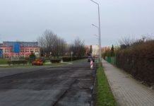 Łatanie dziur na ulicy Sikorskiego