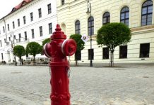 Hydranty w stylu retro na Starówce