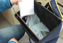 Listonosz z marihuaną w torbie