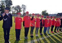 Ślubowanie młodych ochotników