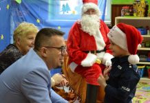 Mikołaj i przyjaciele u dzieci w Gminie Kotla