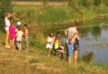 Rodzinne wędkowanie w Chociemyśli