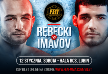 Pogromca Polaków Imavov rywalem Rębeckiego w walce wieczoru FEN 23