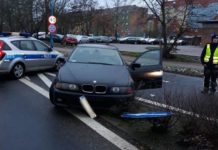 Pościg ulicami miasta za kierowcą bmw