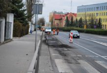 Łatanie ulicy Legnickiej