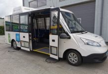 Elektryczny autobus na ulicach Polkowic