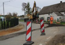 Utrudnienia komunikacyjne w Moskorzynie gm. Polkowice.