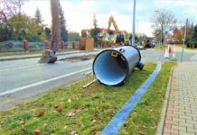 Utrudnienia w komunikacji. Jeden pas ul. Ogrodowej wyłączony z ruchu