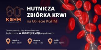 Krew na 60-lecie KGHM w akcji “Hutnicza krew”