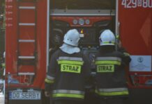 Pożar nieużytków i traw