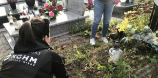 Wolontariusze KGHM wysprzątali zapomniane nagrobki