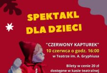 Spektakl dla dzieci. Czerwowny Kapturek