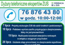 ZUS. Bezpłatne dyżury telefoniczne w lipcu i sierpniu Legnica i Wrocław
