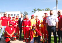 Viking patroluje Odrę w Głogowie