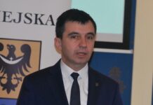 Spacer z prezydentem Rafaelem Rokaszewiczem