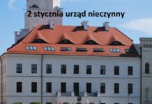 2 stycznia urząd i USC nieczynne
