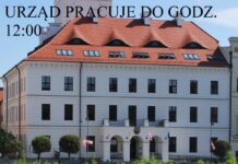 Urząd czynny do godz. 12:00