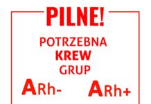 Pilnie potrzebna krew