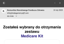 Fałszywe wiadomości mailowe. Apteczka za 8 zł może kosztować utratę danych i pieniędzy