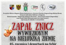 Znicz wywiezionym na nieludzka ziemię