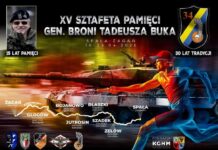 Leopard na głogowskim rynku. XV edycji Sztafety Pamięci Gen. Broni Tadeusza Buka