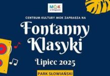 Fontanny klasyki w parku