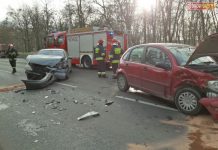 Zderzenie dwóch citroenów