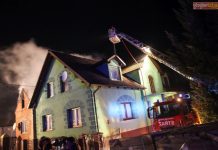 Pożar domu w Grodźcu Małym